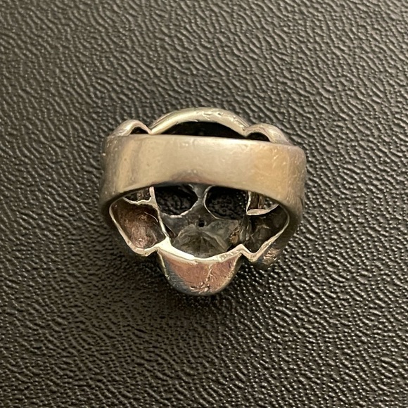 Vintage.Ring of skull,925. For men. Motorcycle. - Picture 4 of 12